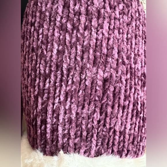 NWT Rachel Roy Burgundy Chenille Lipsole Scuff Slippers, Size L, … - Picture 3 of 9